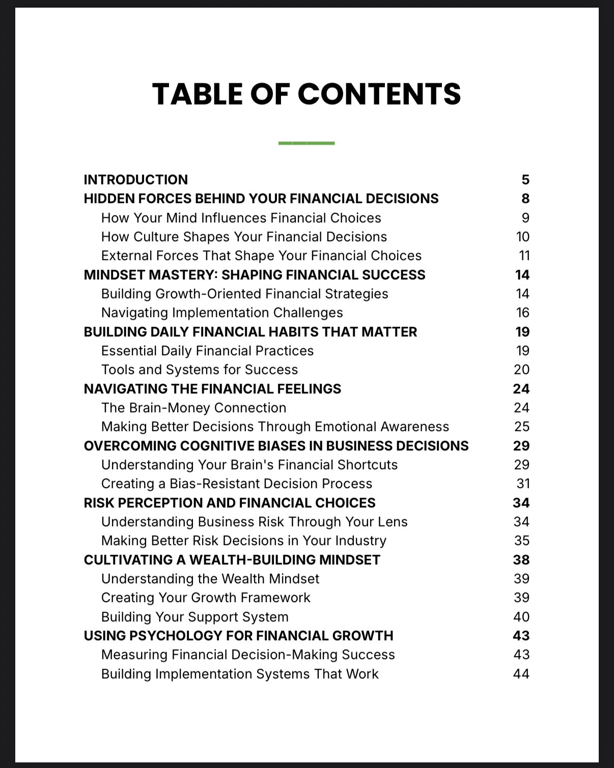 Ultimate Bundle: The Psychology of Money in Business