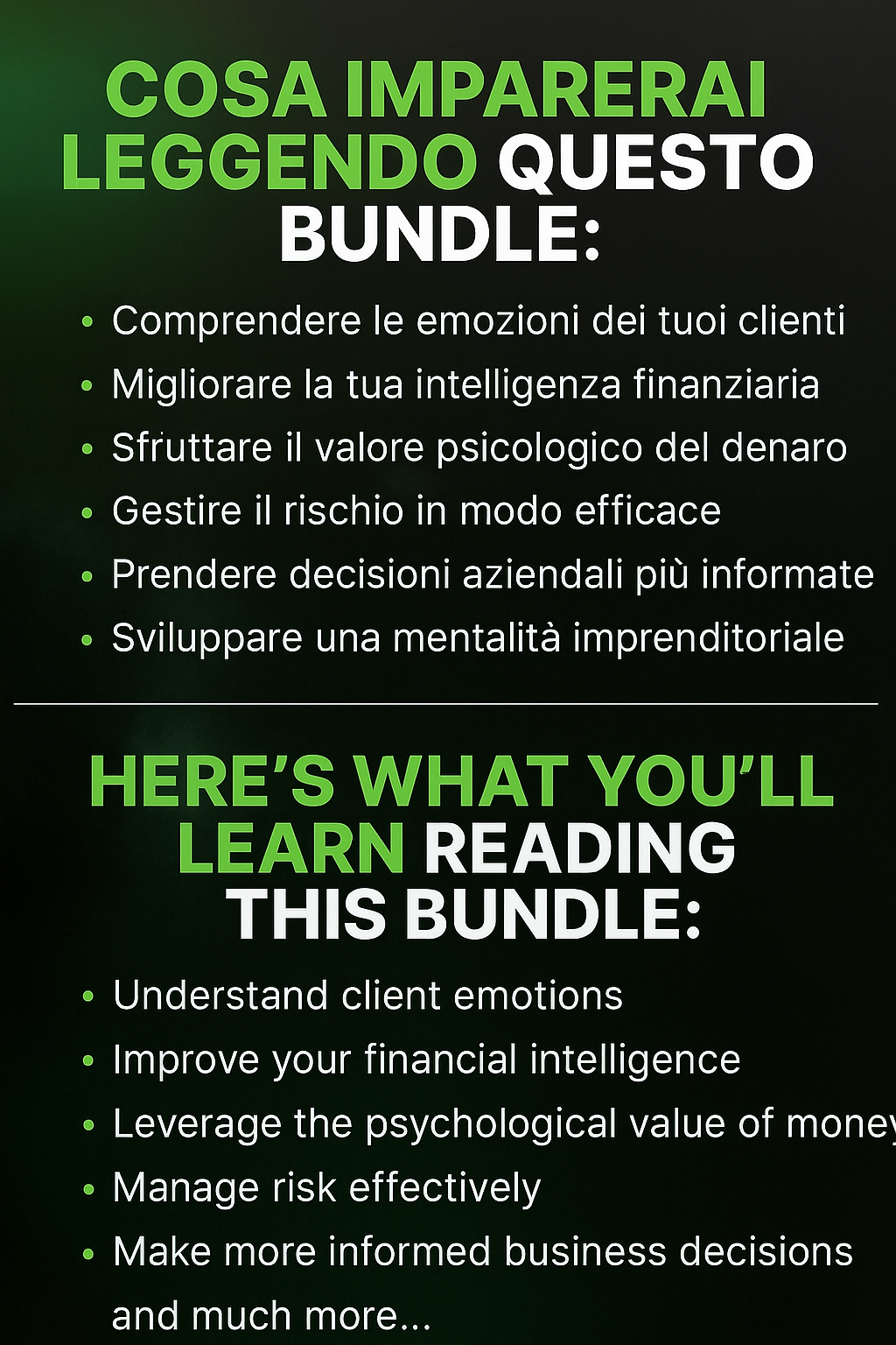 Ultimate Bundle: The Psychology of Money in Business